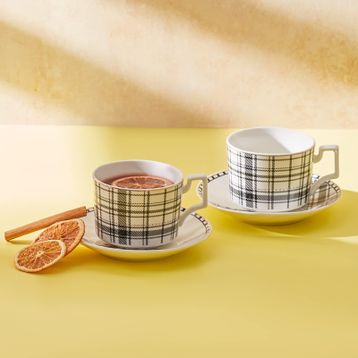 Karaca Eden 2 Kişilik 230 ml Çay Fincanı Takım