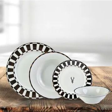 Karaca Elegance Bone Aries 24 Parça 6 Kişilik Yemek Takımı