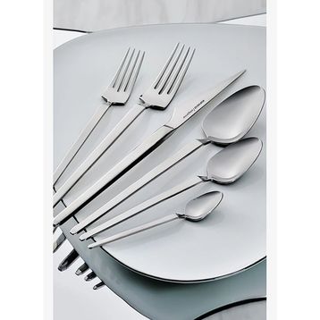 Karaca Elegance Glacial Platin 12 Kişilik 84 Parça Çatal Kaşık Bıçak Takımı