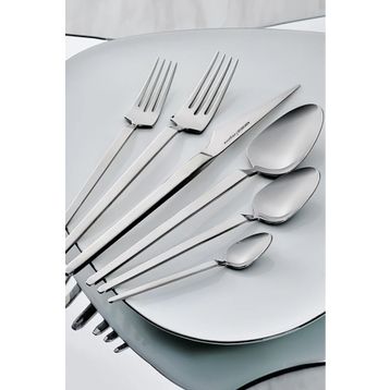 Karaca Elegance Glacial Platin 12 Kişilik 84 Parça Çatal Kaşık Bıçak Takımı