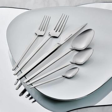 Karaca Elegance Glacial Platin 12 Kişilik 84 Parça Çatal Kaşık Bıçak Takımı