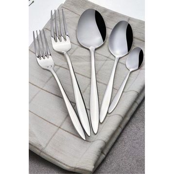 Karaca Elegance Kai Platin 60 Parça 12 Kişilik Çatal Kaşık Seti