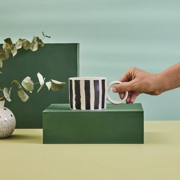 Karaca Erica Çizgili 370 ml Mug