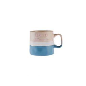 Karaca Family Mavi 320 ml Kupa