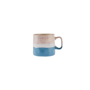 Karaca Family Mavi 320 ml Kupa