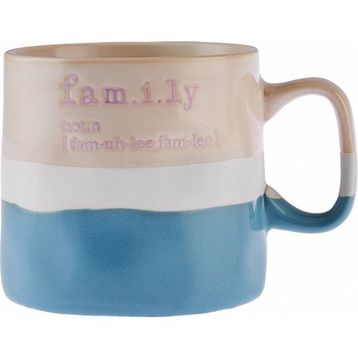 Karaca Family Mavi 320 ml Kupa