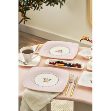 Karaca Fine Pearl Ayra 26 Parça 6 Kişilik Kahvaltı Servis Takımı