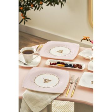 Karaca Fine Pearl Ayra 26 Parça 6 Kişilik Kahvaltı Servis Takımı