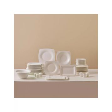 Karaca Fine Pearl Extra 50. Yıl İmza Koleksiyonu Helen 62 Parça 12 Kişilik İnci Yemek Takımı