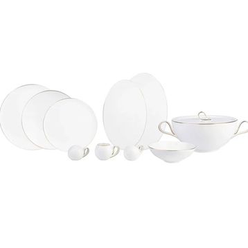 Karaca Fine Pearl Extra Chanak 62 Parça 12 Kişilik Yemek Takımı