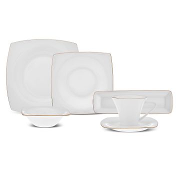 Karaca Fine Pearl Ragusa 26 Parça 6 Kişilik İnci Gold Kahvaltı/Servis Takımı
