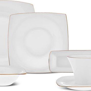 Karaca Fine Pearl Ragusa 26 Parça 6 Kişilik İnci Gold Kahvaltı/Servis Takımı