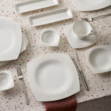 Karaca Fine Pearl Roma İnci 26 Parça 6 Kişilik Kahvaltı Servis Takımı