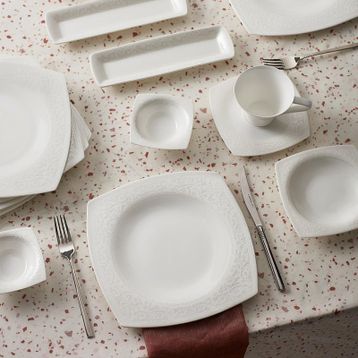 Karaca Fine Pearl Roma İnci 26 Parça 6 Kişilik Kahvaltı Servis Takımı