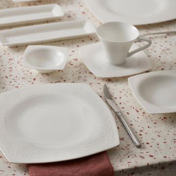 Karaca Fine Pearl Roma İnci 26 Parça 6 Kişilik Kahvaltı Servis Takımı