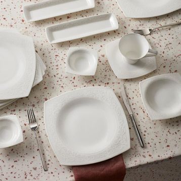 Karaca Fine Pearl Roma İnci 26 Parça 6 Kişilik Kahvaltı Servis Takımı