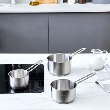 Karaca Fiorino 3 Parça İndüksiyon Tabanlı Mini Sütlük Set