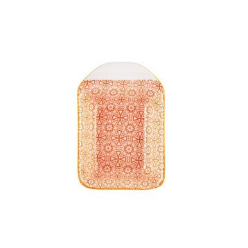 Karaca Floral 10 cm Turuncu Rectangle Çerezlik Sosluk