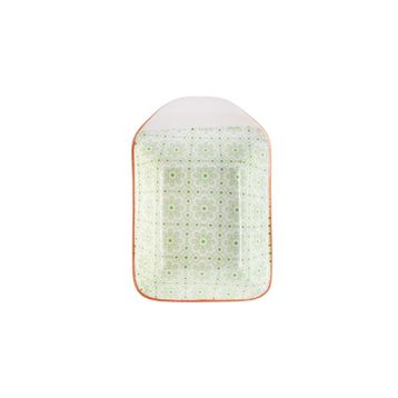 Karaca Floral 10 cm Yeşil Rectangle Çerezlik Sosluk