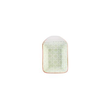 Karaca Floral 10 cm Yeşil Rectangle Çerezlik Sosluk