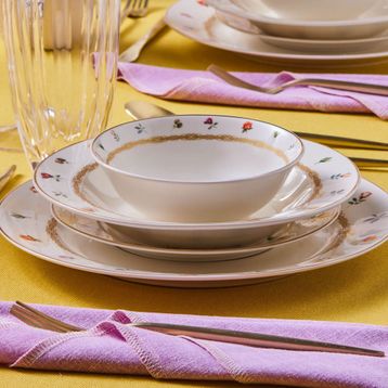 Karaca Floret 24 Parça 6 Kişilik Yemek Takımı