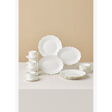 Karaca Florina Gold Opal Cam 26 Parça 6 Kişilik Kahvaltı Takımı