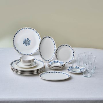 Karaca Forever Bone Iznik 26 Parça 6 Kişilik Kahvaltı Takımı