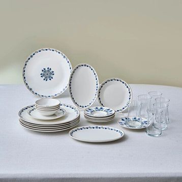 Karaca Forever Bone Iznik 26 Parça 6 Kişilik Kahvaltı Takımı