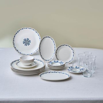 Karaca Forever Bone Iznik 26 Parça 6 Kişilik Kahvaltı Takımı