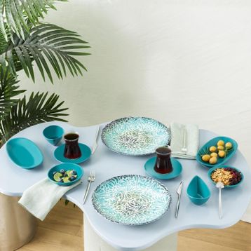 Karaca Forever Bone Patina 26 Parça 6 Kişilik Kahvaltı Takımı
