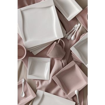 Karaca Forever Bone Rosalie 32 Parça 6 Kişilik Porselen Kahvaltı Takımı