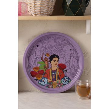Karaca Frida 35 cm Metal Yuvarlak Tepsi