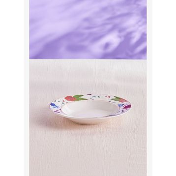Karaca Frida Beyaz 22 cm Çukur Tabak