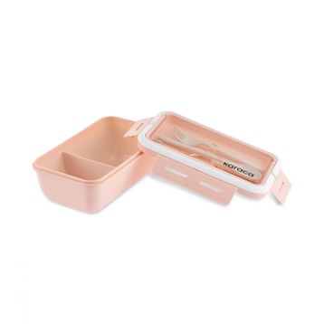 Karaca Fusca Lunch Box Pudra Çatal Kaşıklı