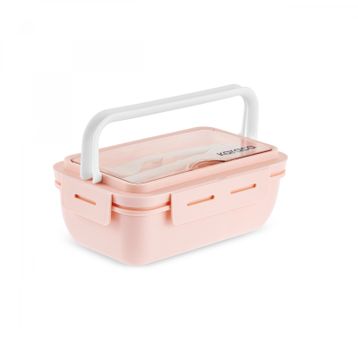 Karaca Fusca Lunch Box Pudra Çatal Kaşıklı