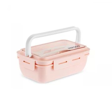 Karaca Fusca Lunch Box Pudra Çatal Kaşıklı