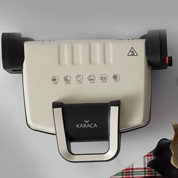 Karaca Future Essential Matte Krem Tost Makinesi