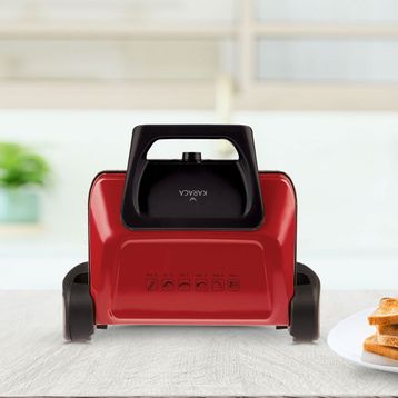 Karaca Future Plus Biodiamond Kırmızı Izgara ve Tost Makinesi
