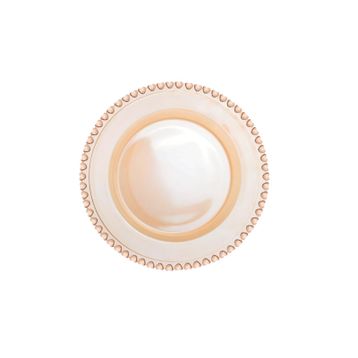 Karaca Glory Cam Amber 27 cm Tekli Servis Tabağı