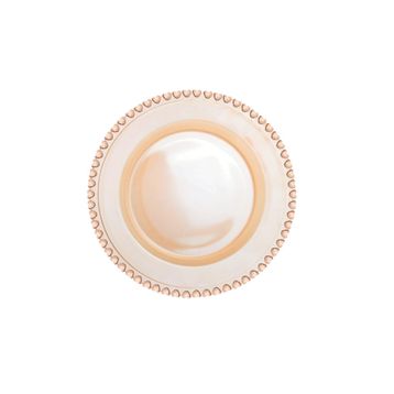 Karaca Glory Cam Amber 27 cm Tekli Servis Tabağı