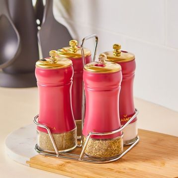Karaca Gold Berry 5 Parça Baharat Takımı