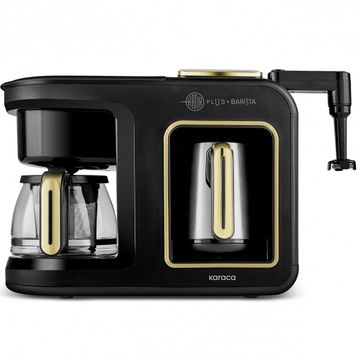 Karaca Hatır Plus Barista Steel 6in1 Mineral Gold Konuşan Kahve Makinesi