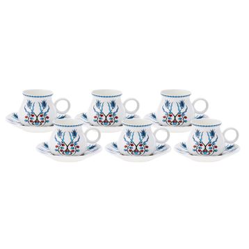Karaca Hattat 6 Kişilik 90 ml Kahve Fincanı