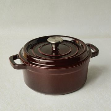 Karaca Heritage Kırmızı 24 cm Demir Döküm Emayeli Tencere