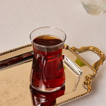 Karaca Heybeli 170 ml 6'lı Çay Bardak Seti