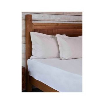 Karaca Home %100 Pamuk Düz Beyaz 240x260 cm Çarşaf Seti