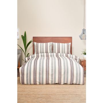 Karaca Home 160x220 cm Lesli İndigo Tek Kişilik İpliği Boyalı Nevresim Takımı