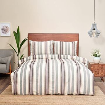 Karaca Home 160x220 cm Lesli İndigo Tek Kişilik İpliği Boyalı Nevresim Takımı