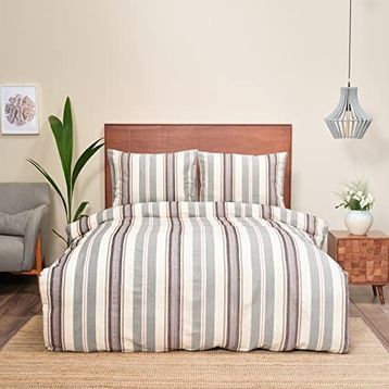 Karaca Home 160x220 cm Lesli İndigo Tek Kişilik İpliği Boyalı Nevresim Takımı