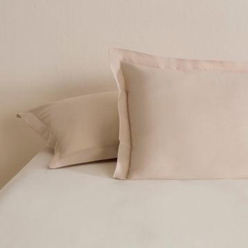 Karaca Home 50x70 cm Bej Basic Volanlı 2'li Yastık Kılıfı